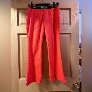Women’s Grey’s Anatomy Bright Coral Scrub Pants